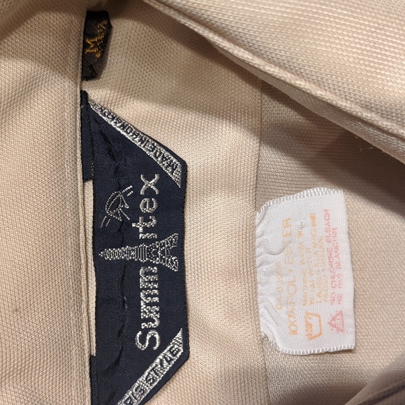 Vintage 70's cream button front shirt - Picture 2 of 6